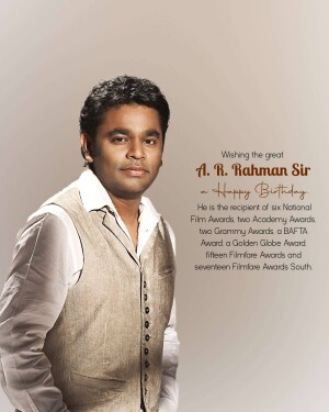 A R Rahman Poster_54545 A r rahman birthday whatsapp status download